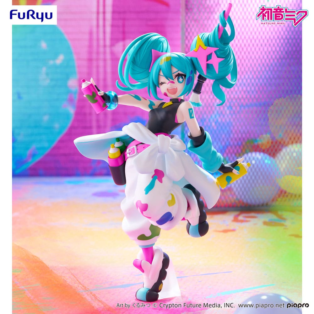 Hatsune Miku Trio-Try-iT: Miku Paint Girl 19 cm