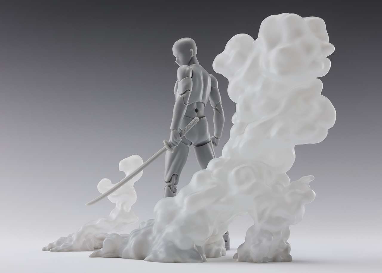 [PRZEDSPRZEDAŻ] Tamashii Effect:  Accessory Smoke White Version for S.H.Figuarts