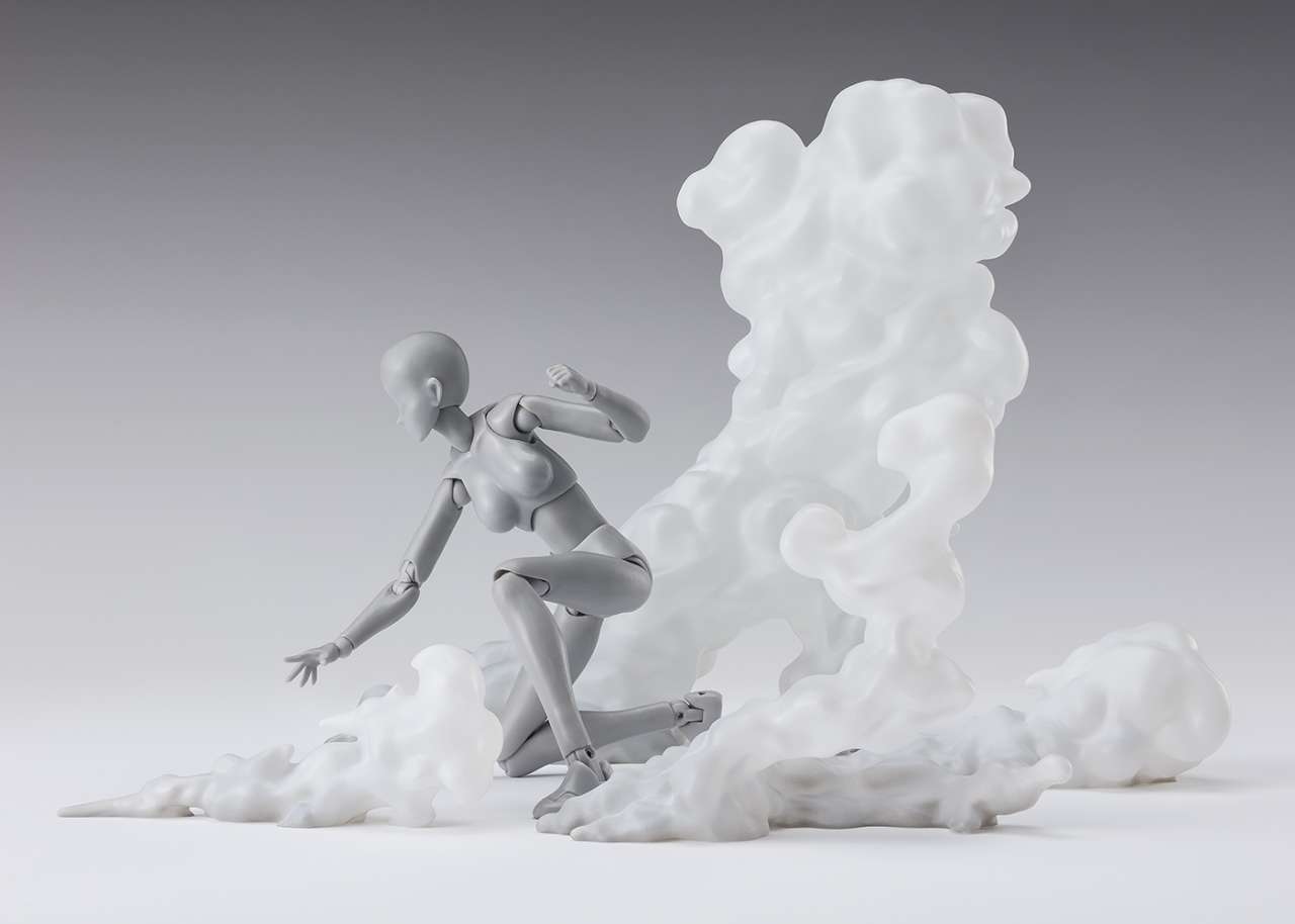 [PRZEDSPRZEDAŻ] Tamashii Effect:  Accessory Smoke White Version for S.H.Figuarts