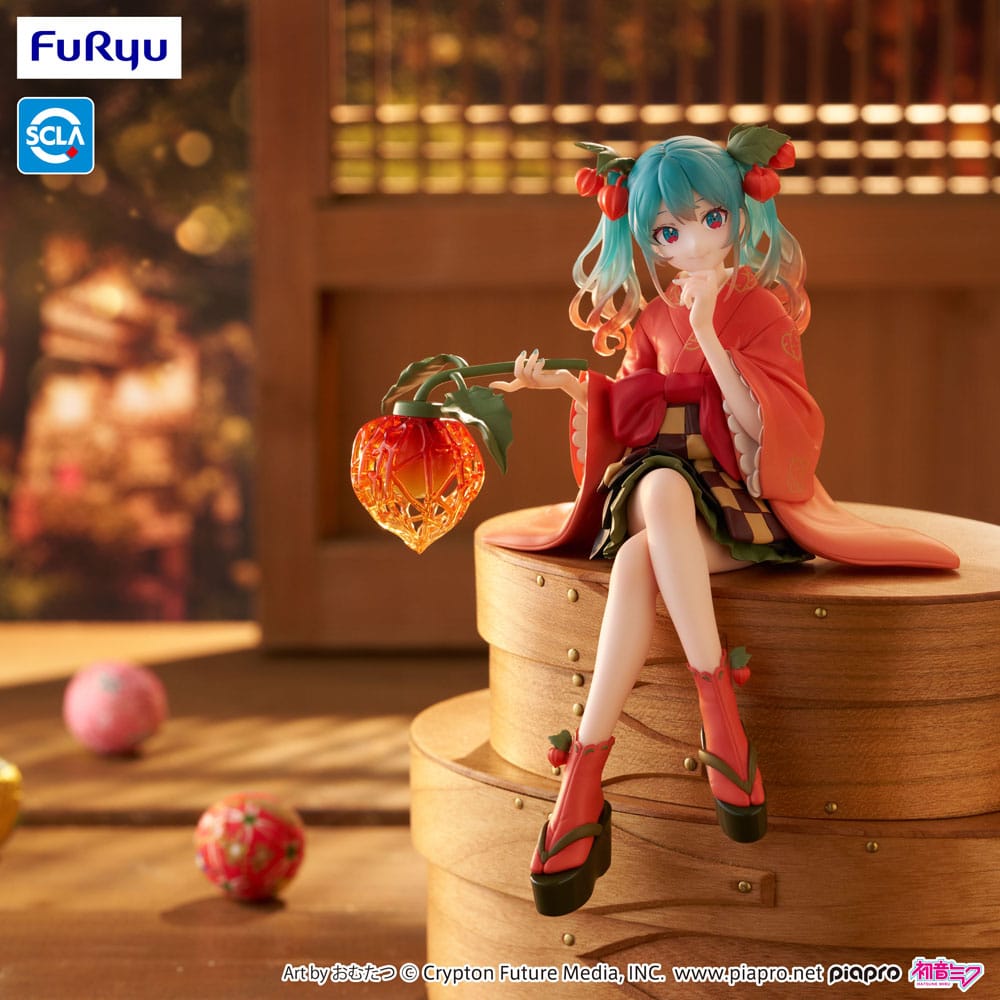 Hatsune Miku: Flower Fairy Winter Cherry - Noodle Stopper   15 cm