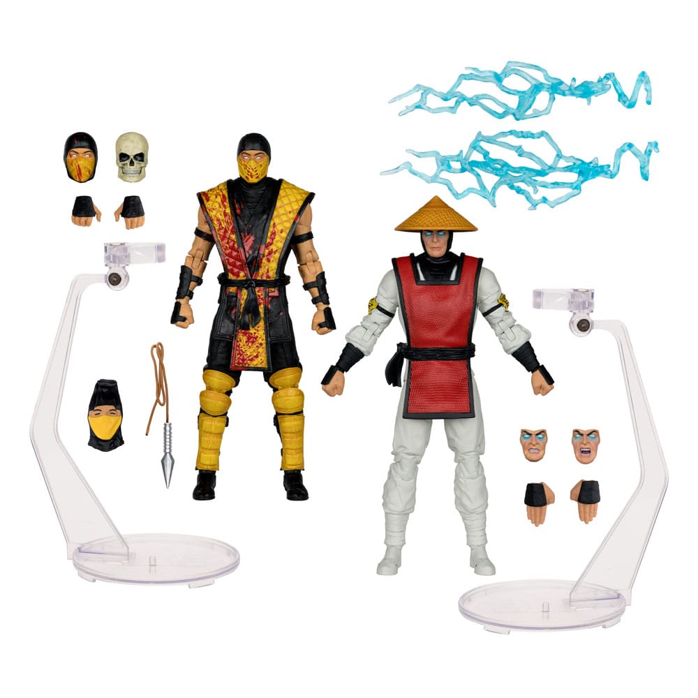 Mortal Kombat: 2-Pack Scorpion vs. Raiden (Klassics) 18 cm