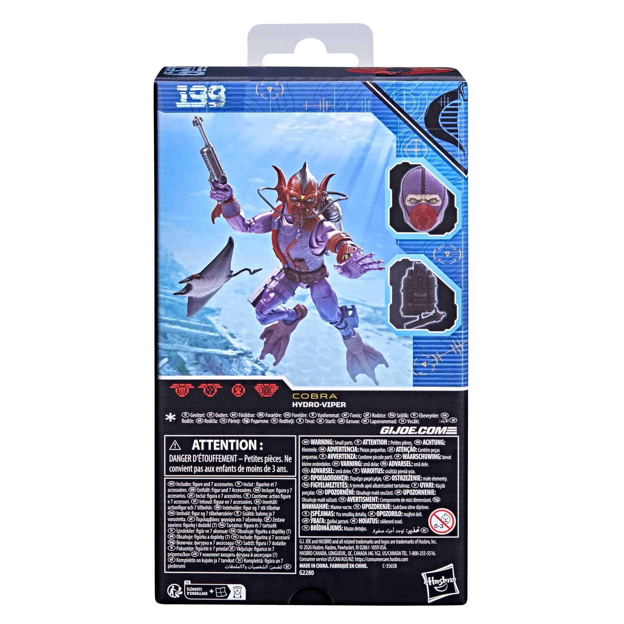 [PRZEDSPRZEDAŻ] G.I. Joe Classified Series #199 - Hydro-Viper 15 cm