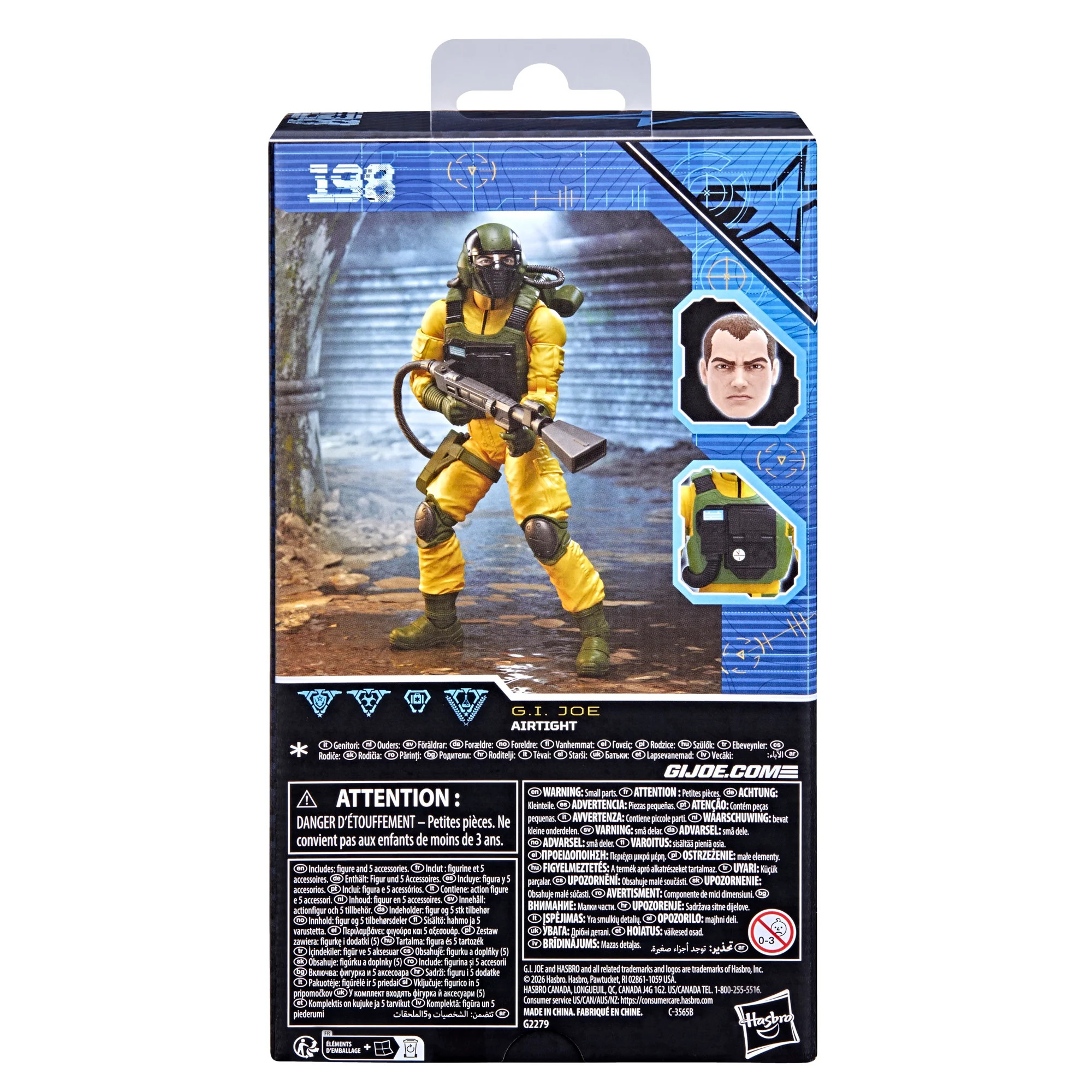 [PRZEDSPRZEDAŻ] G.I. Joe Classified Series #198 - Airtight 15 cm