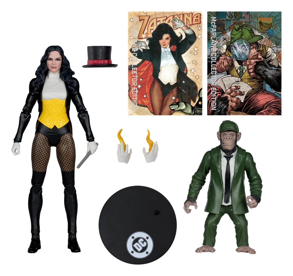 Zatanna with Detective Chimp - Collector Edition #53 (DC Classic) 7in 18 cm