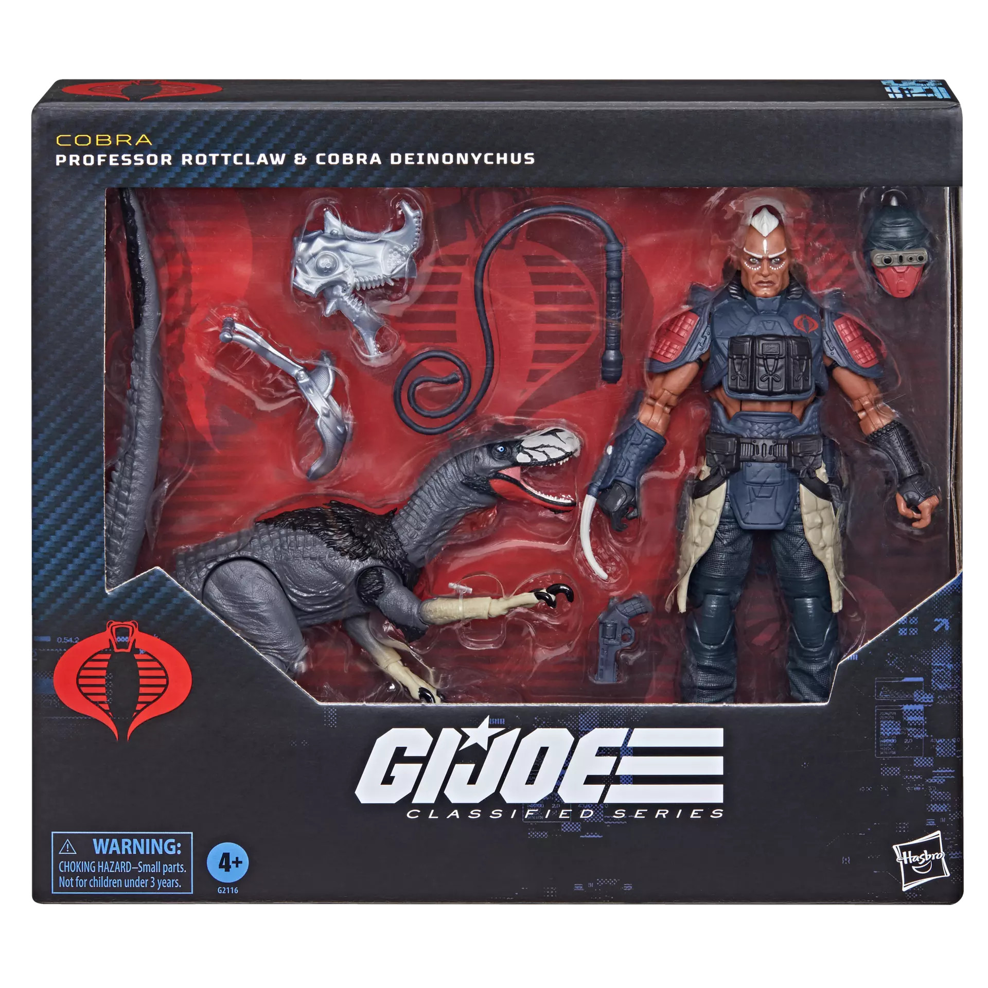 [PRZEDSPRZEDAŻ] G.I. Joe Classified Series #196, Professor Rottclaw & Cobra Deinonychus 15 cm