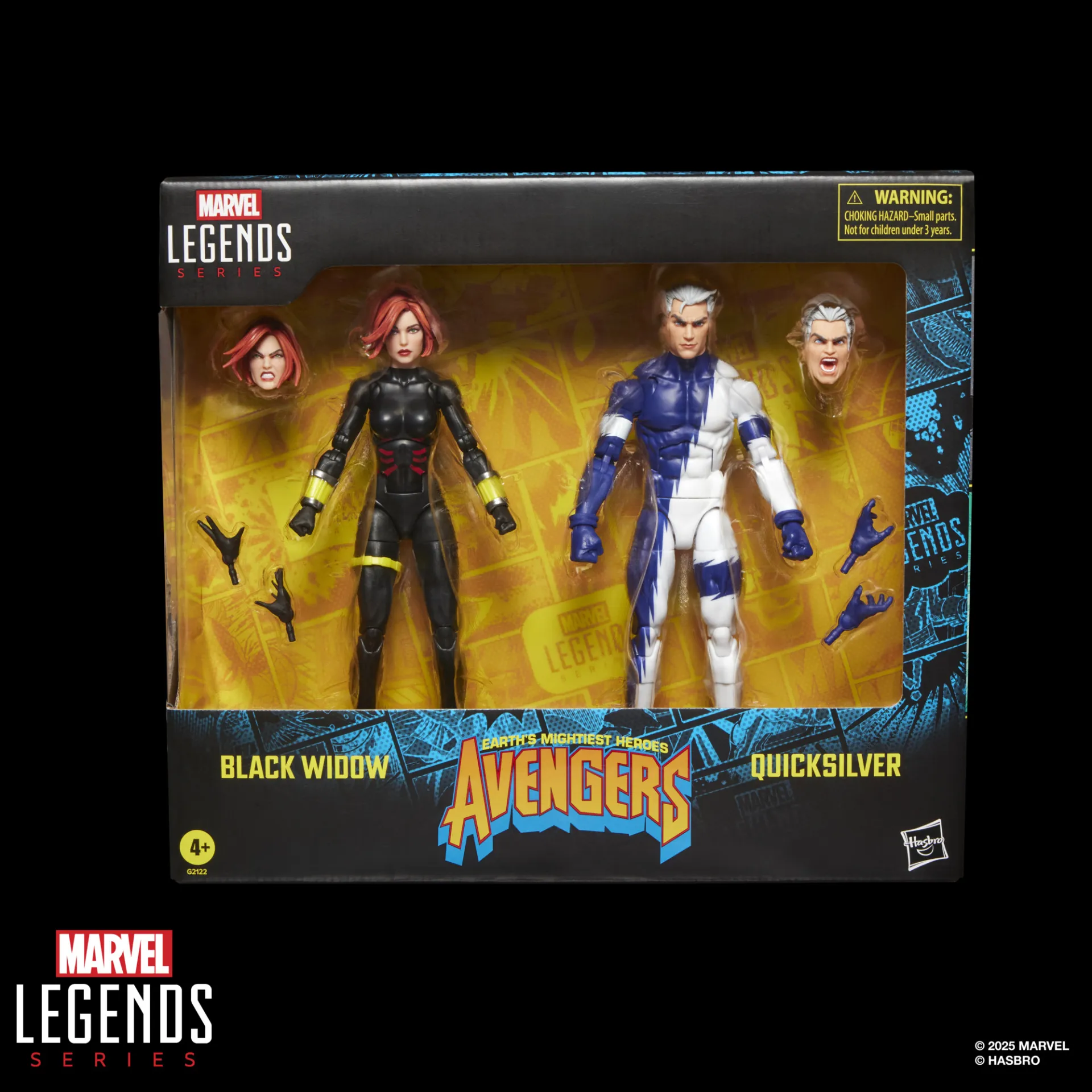 [PRZEDSPRZEDAŻ] Black Widow and Quicksilver - Marvel Legends Series Avengers 15 cm