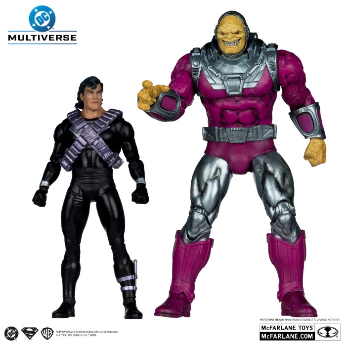 [PRZEDSPRZEDAŻ] Superman vs Mongul 2-pak (Return of Superman) 18 cm
