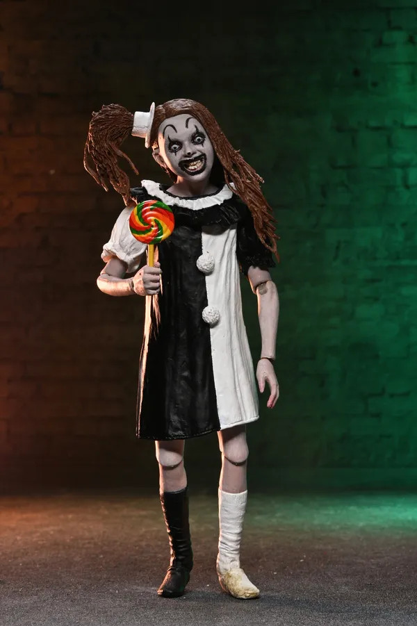[PRZEDSPRZEDAŻ] Terrifier 2: 2-Pak - Art The Clown & Little Pale Girl Ultimate 17 cm