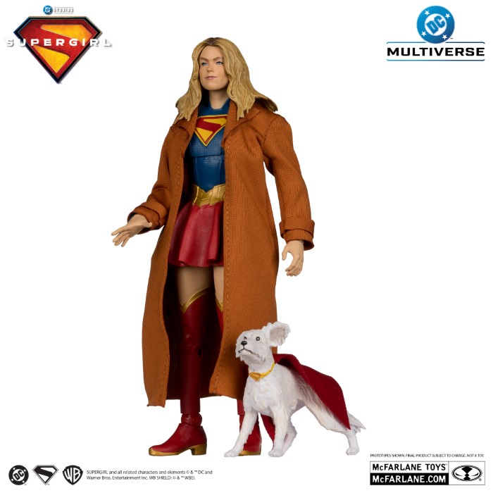 [PRZEDSPRZEDAŻ] Supergirl and Krypto (Supergirl Movie) Gold Label Deluxe Theatrical Edition 18 cm