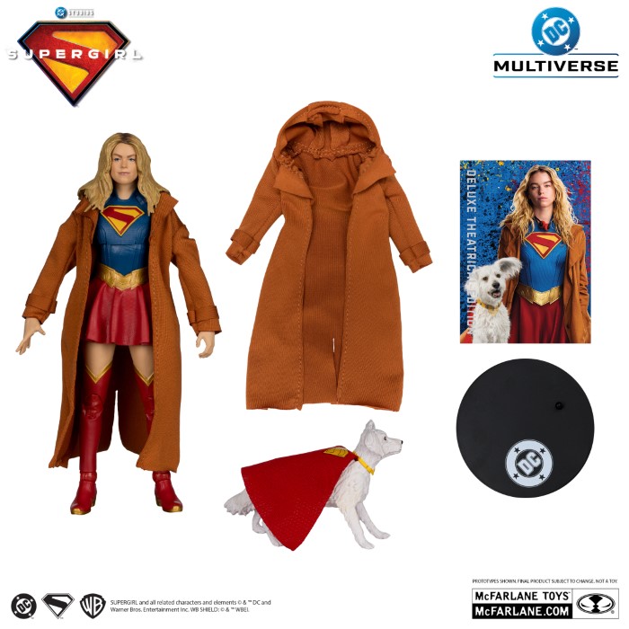 [PRZEDSPRZEDAŻ] Supergirl and Krypto (Supergirl Movie) Gold Label Deluxe Theatrical Edition 18 cm