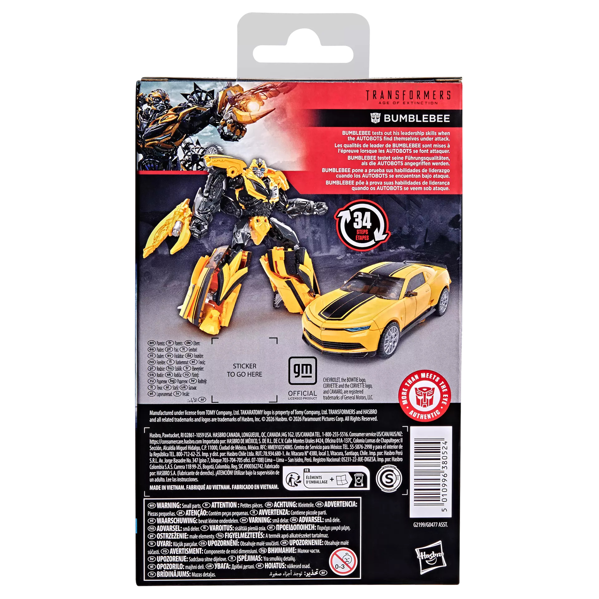 [PRZEDSPRZEDAŻ] Transformers: Age of Extinction - Bumblebee - Studio Series  Deluxe Class 12 cm