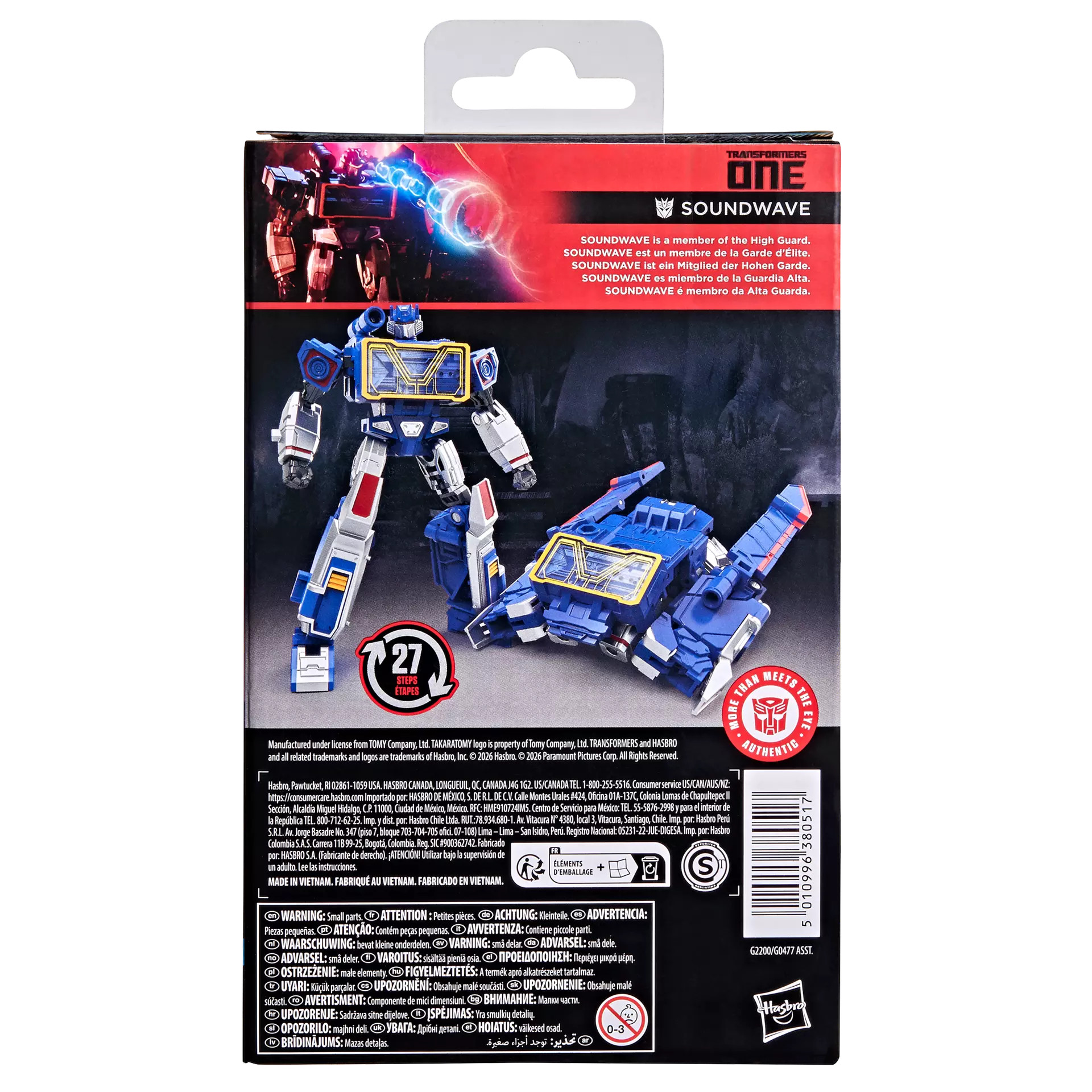 [PRZEDSPRZEDAŻ] Transformers: ONE - Soundwave - Studio Series Deluxe Class 13 cm