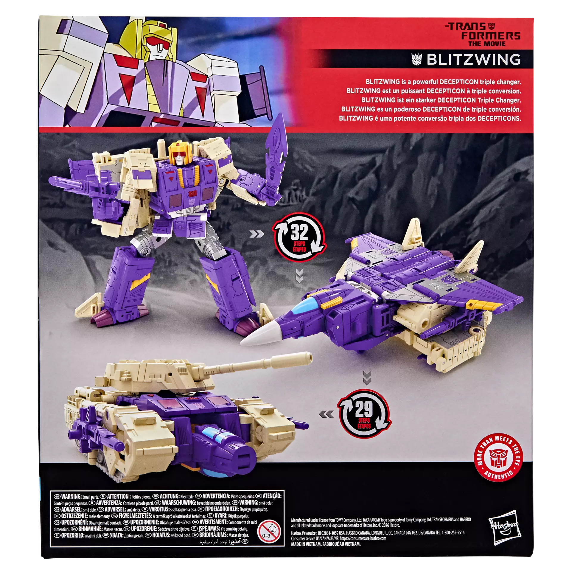 [PRZEDSPRZEDAŻ] Transformers: The Movie - Blitzwing - Studio Series Leader Class 17 cm