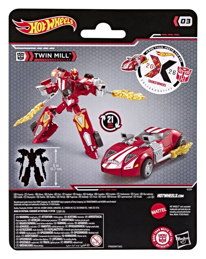 [PRZEDSPRZEDAŻ] Transformers: Twin Mill - Collaborative Hot Wheels x Transformers 13 cm