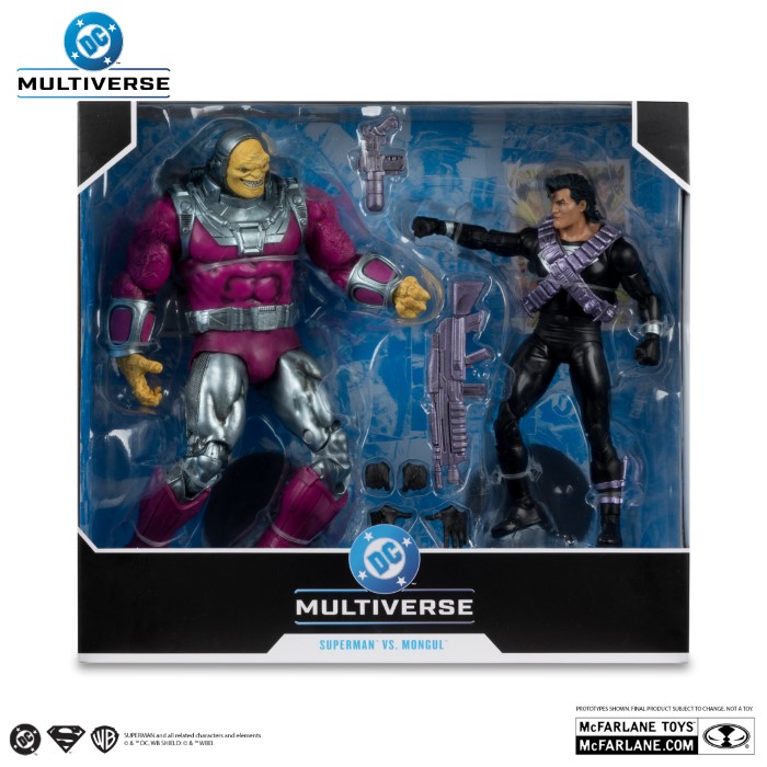 Superman vs Mongul 2-pak (Return of Superman) 18 cm