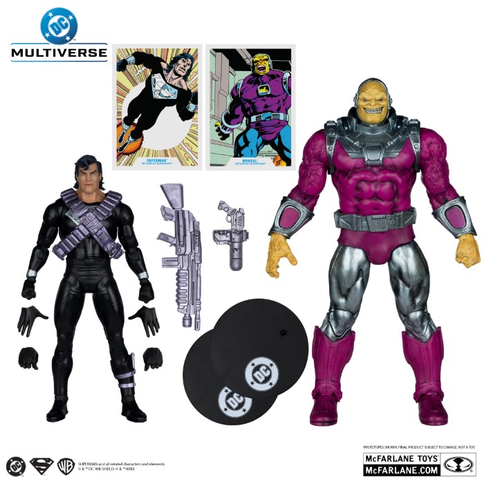 [OUTLET] Superman vs Mongul 2-pak (Return of Superman) 18 cm