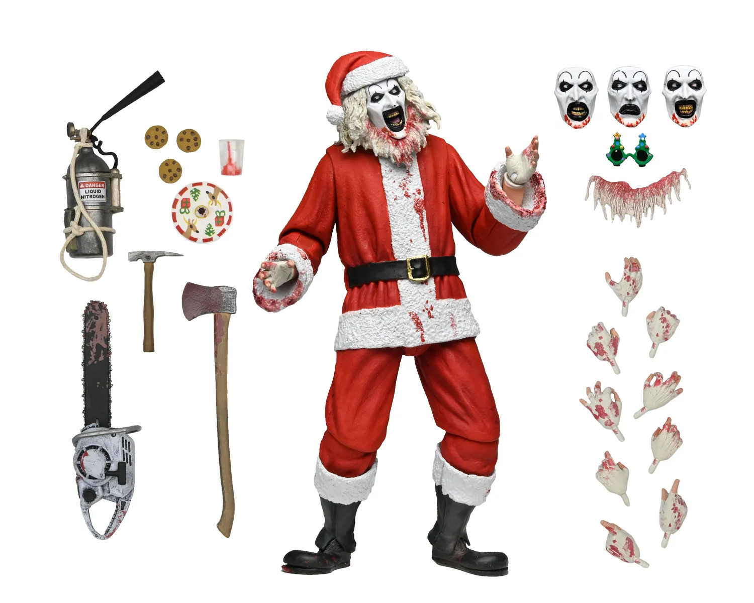 [PRZEDSPRZEDAŻ] Terrifier 3: Art The Clown Santa Suit Bloody - Ultimate 17 cm