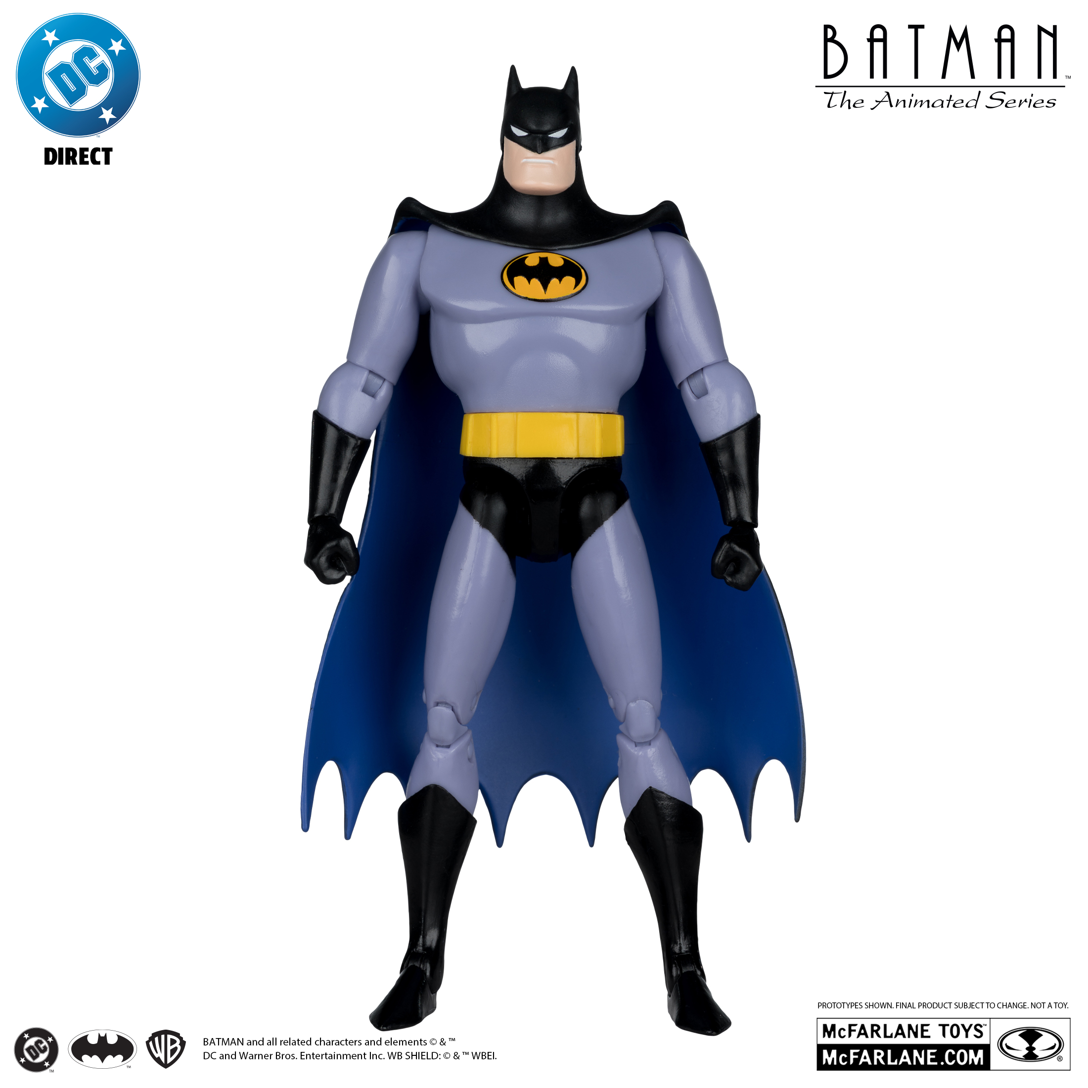 Batman: The Animated Series - Batman (with Alternate Expressions) 15 cm