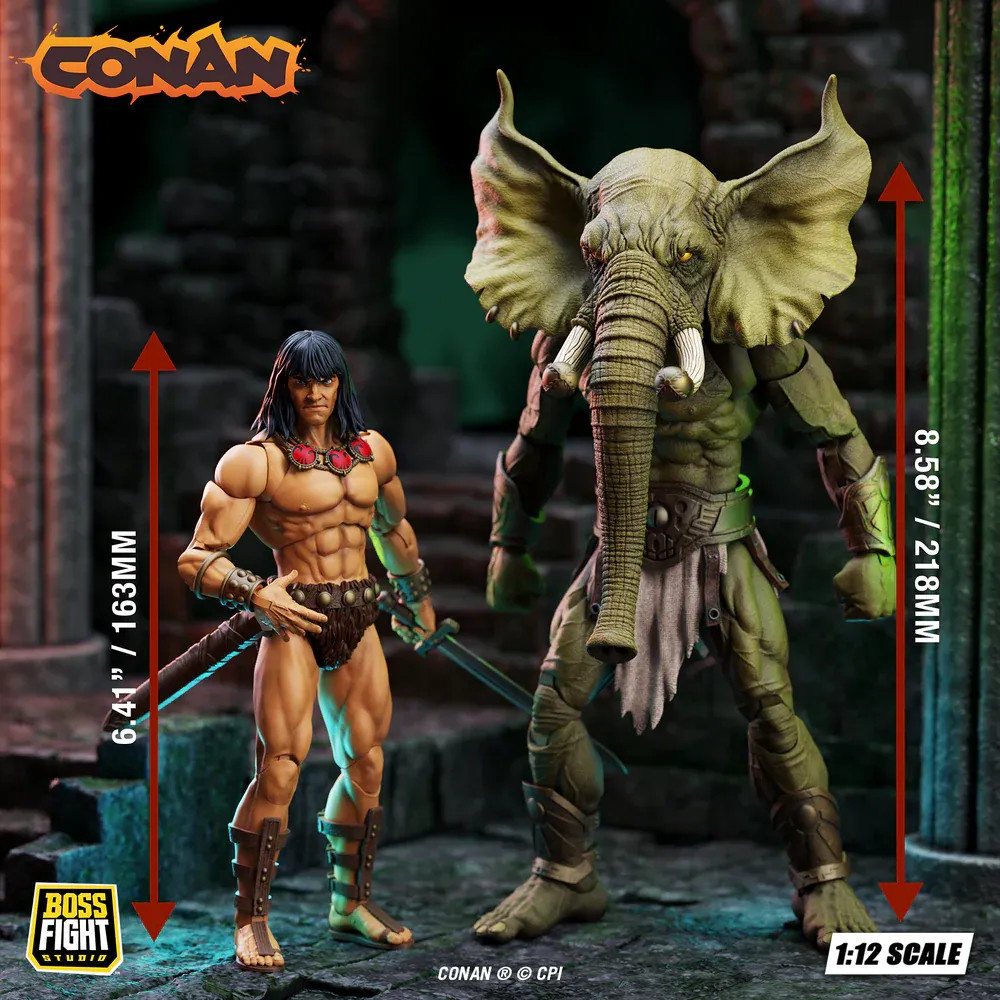 [PRZEDSPRZEDAŻ] Conan The Tower Of The Elephant 2-pak Deluxe 16 i 22 cm