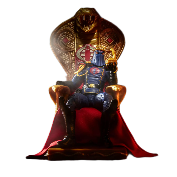 [PRZEDSPRZEDAŻ] G.I. Joe Classified Series #221, Cobra Commander in dress uniform & throne 15 cm