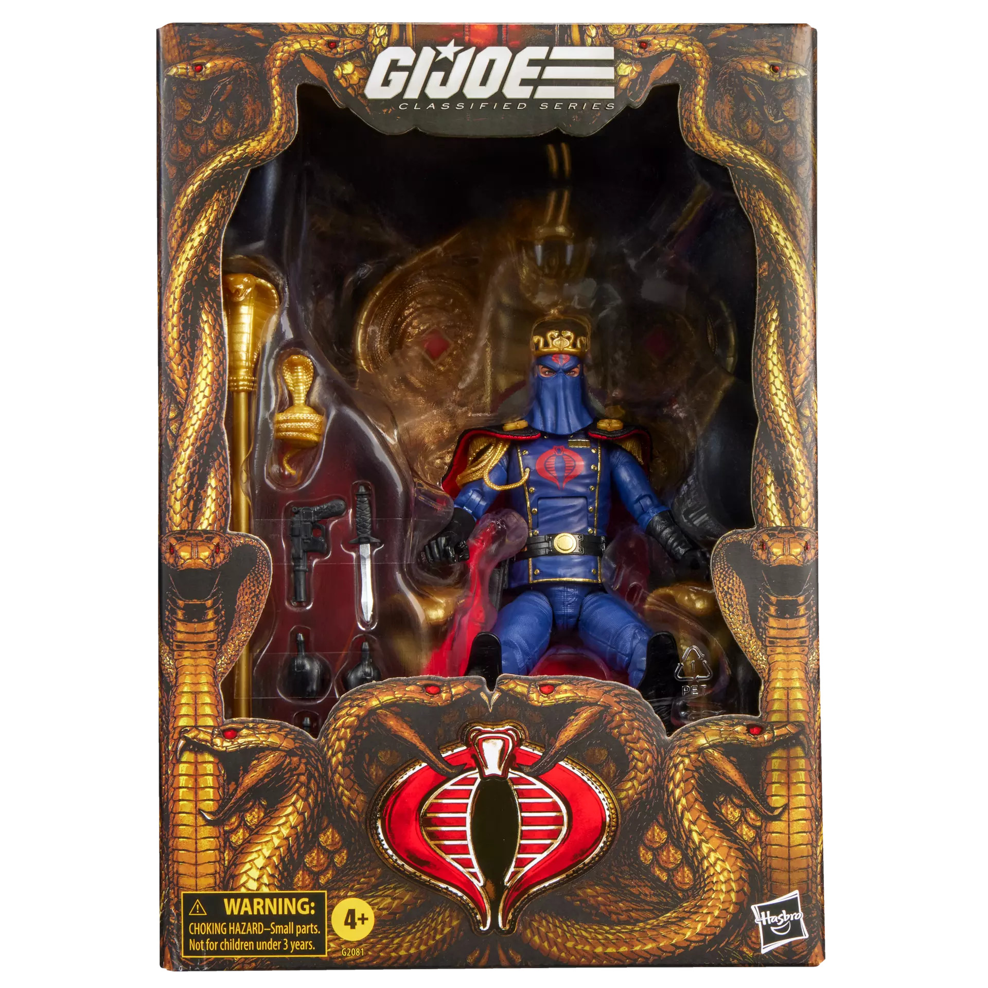 [PRZEDSPRZEDAŻ] G.I. Joe Classified Series #221, Cobra Commander in dress uniform & throne 15 cm