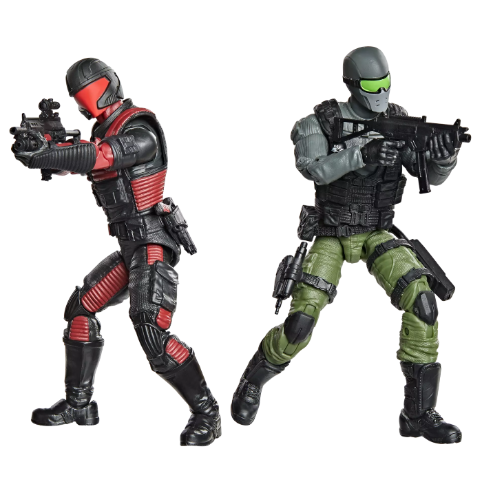 [PRZEDSPRZEDAŻ] G.I. Joe: #218, Snake Eyes & Varmint ATV Vs. Stealth Viper & Cobra Stealth Flight Pod (Trubble Bubble) 15 cm
