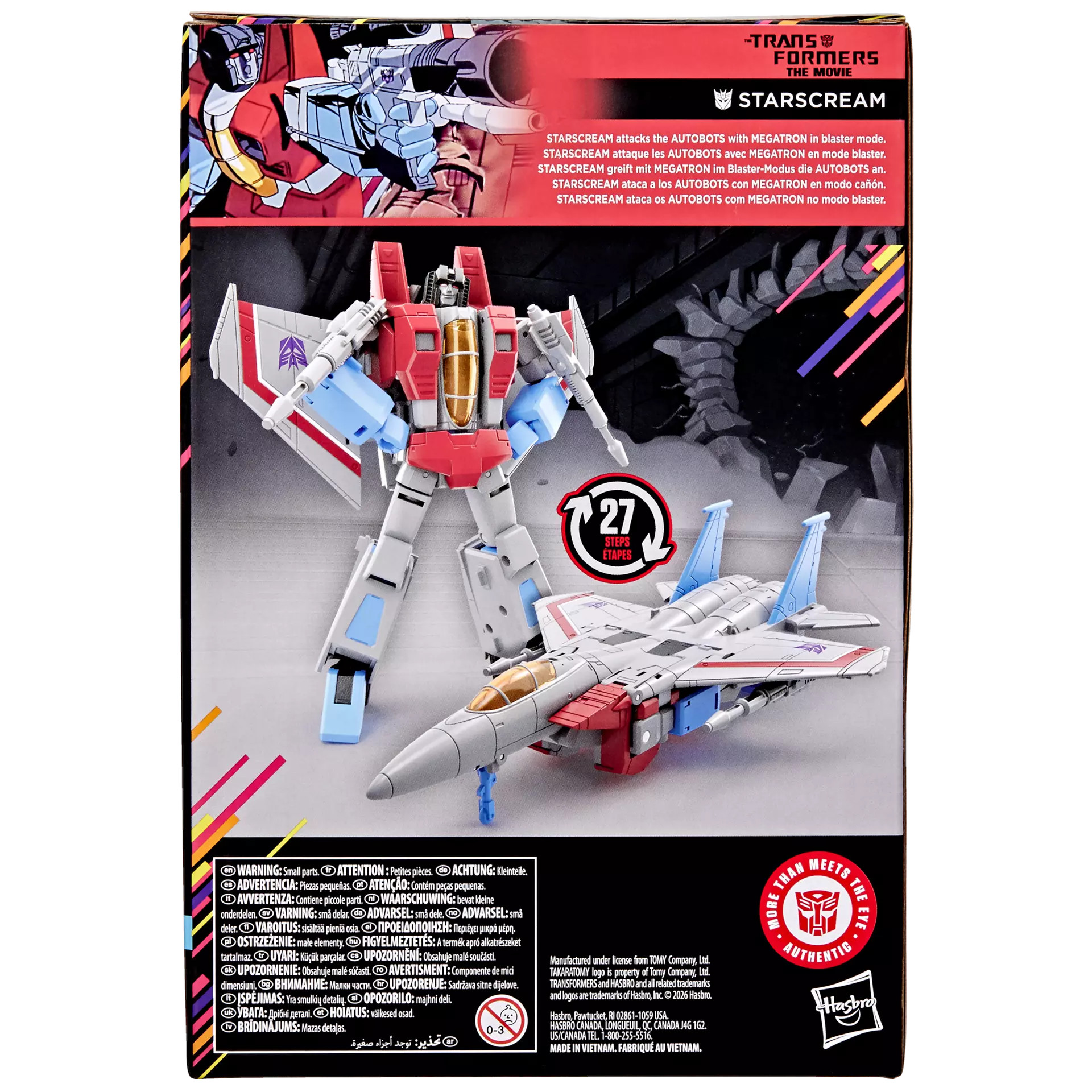 [PRZEDSPRZEDAŻ] Transformers: Starscream - Studio Series MTMTE Collection, Voyager Class  17 cm