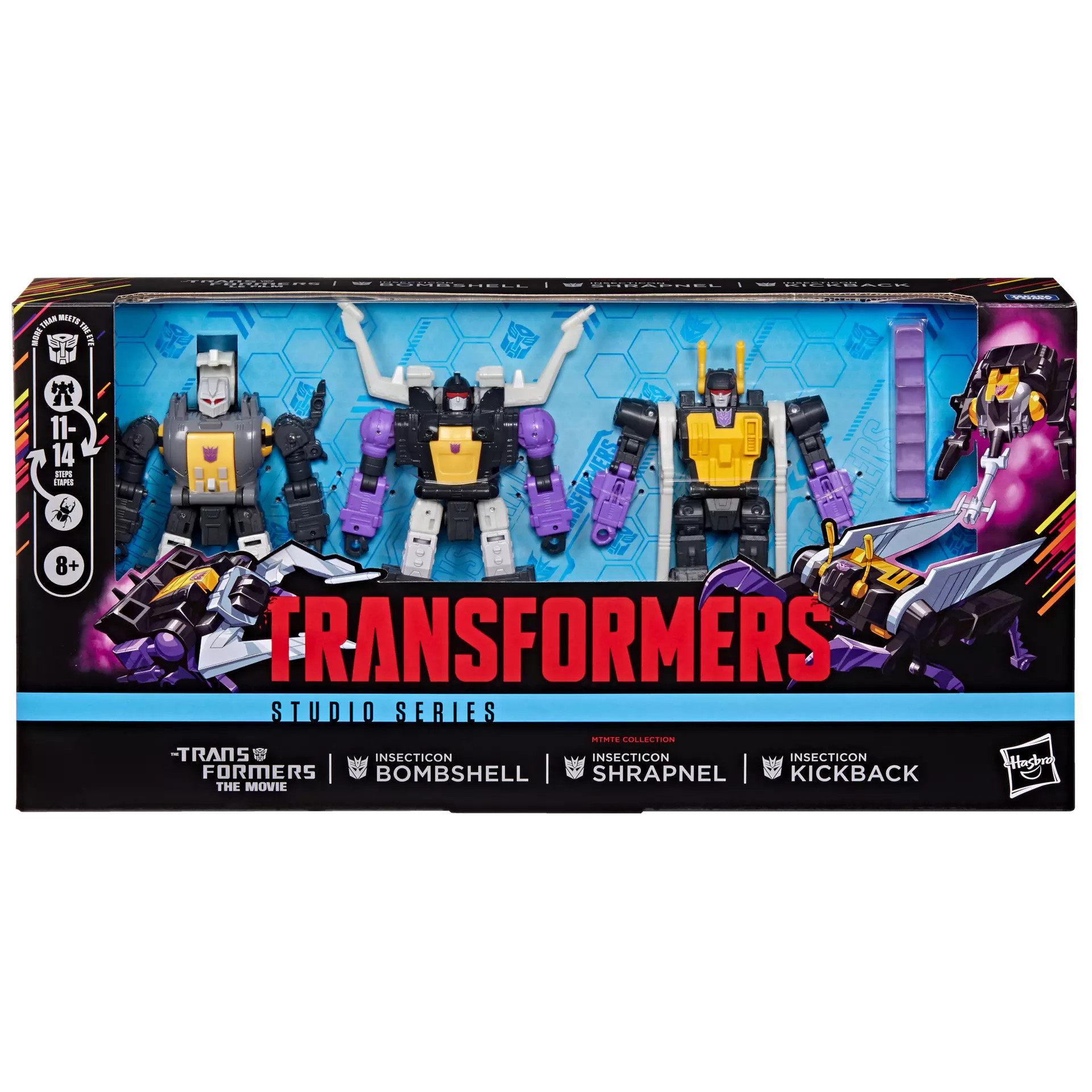 [PRZEDSPRZEDAŻ] Transformers: Bombshell, Shrapnel & Kickback - MTMTE Collection Insecticon 14 CM