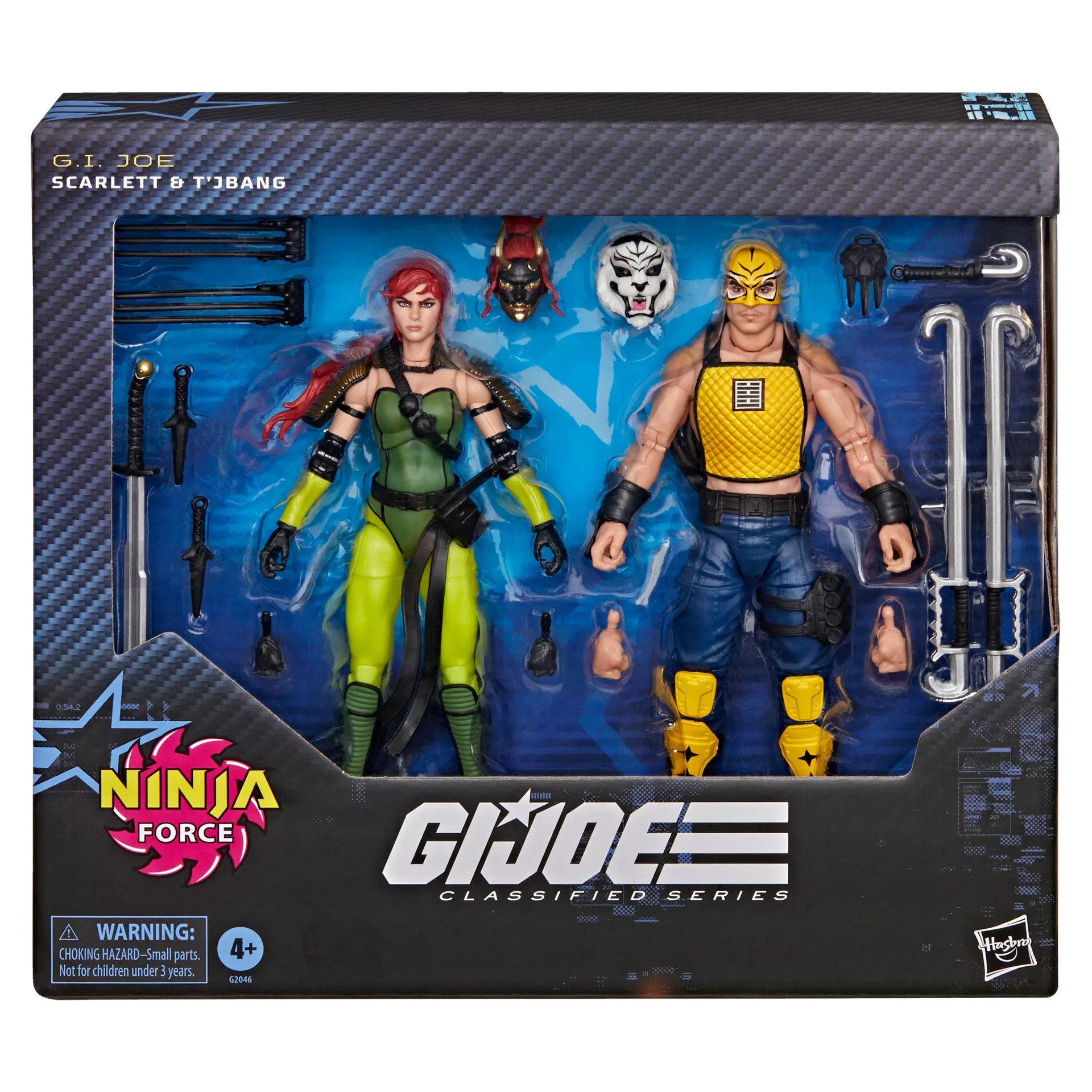 [PRZEDSPRZEDAŻ] G.I. Joe:  Ninja Force Scarlett and T'Jbang - Classified Series #212, 15 cm
