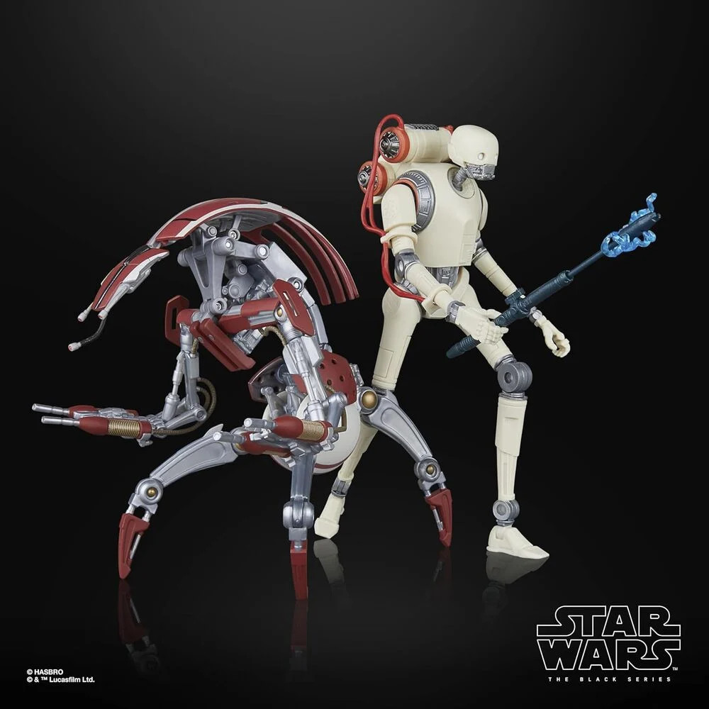 STAR WARS Jedi Survivor: KX Security Droid & Droideka 2Pk 15cm