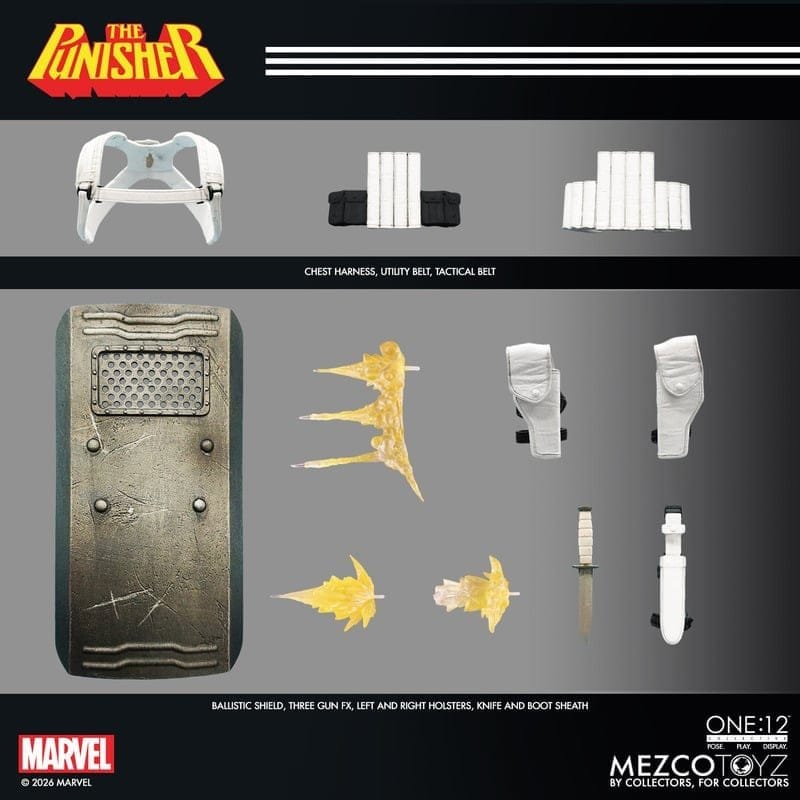 [PRZEDSPRZEDAŻ] Marvel Comics One:12 Collective 1/12 - Punisher 17 cm