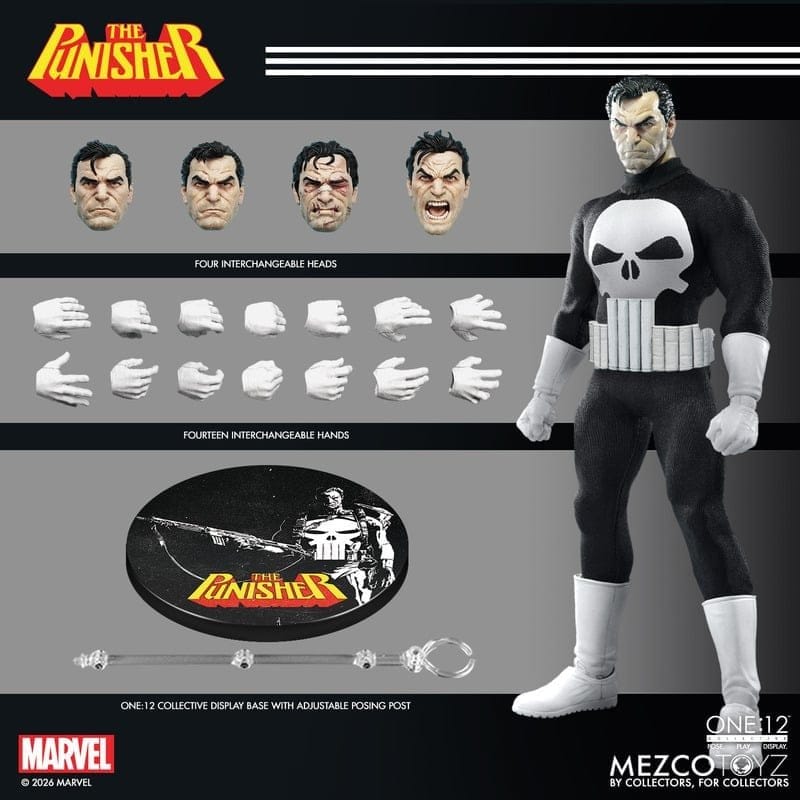 [PRZEDSPRZEDAŻ] Marvel Comics One:12 Collective 1/12 - Punisher 17 cm