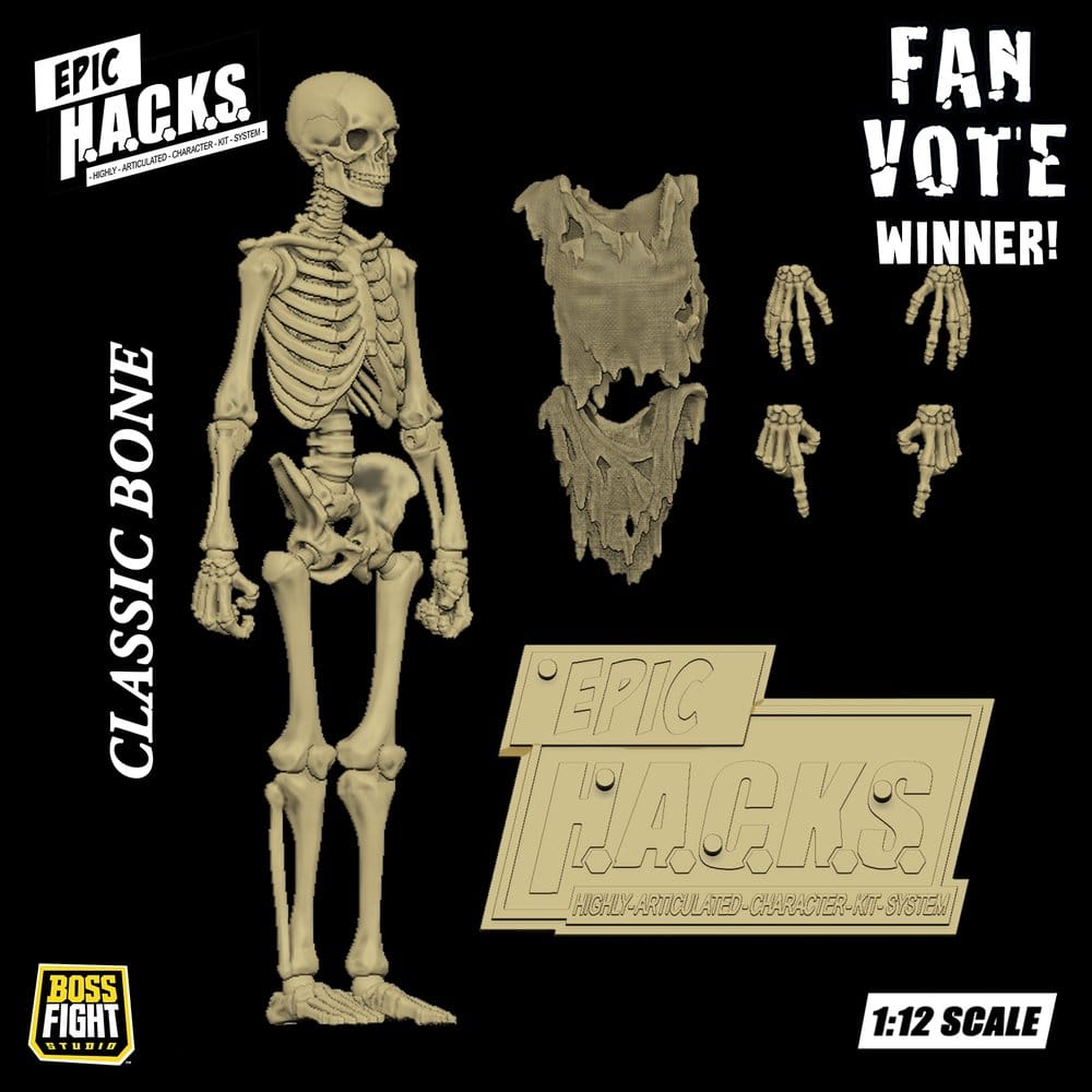 [PRZEDSPRZEDAŻ] Skeleton Blank Classic Bone - Epic  H.A.C.K.S. skala 1/12 
