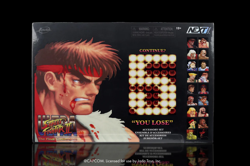 [PRZEDSPRZEDAŻ] Street Fighter 2: You Lose Accessory Face Pack - Exclusive Limited