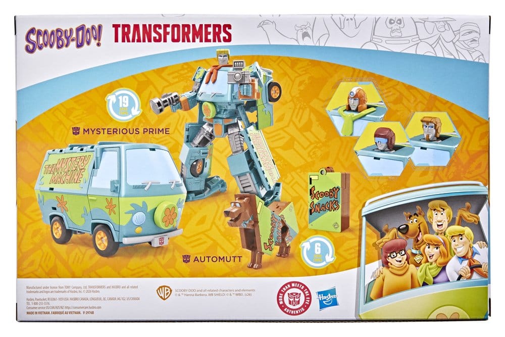 [PRZEDSPRZEDAŻ] Transformers x Scooby-Doo: 2-Pak Mysterious Prime & Automutt 15 cm