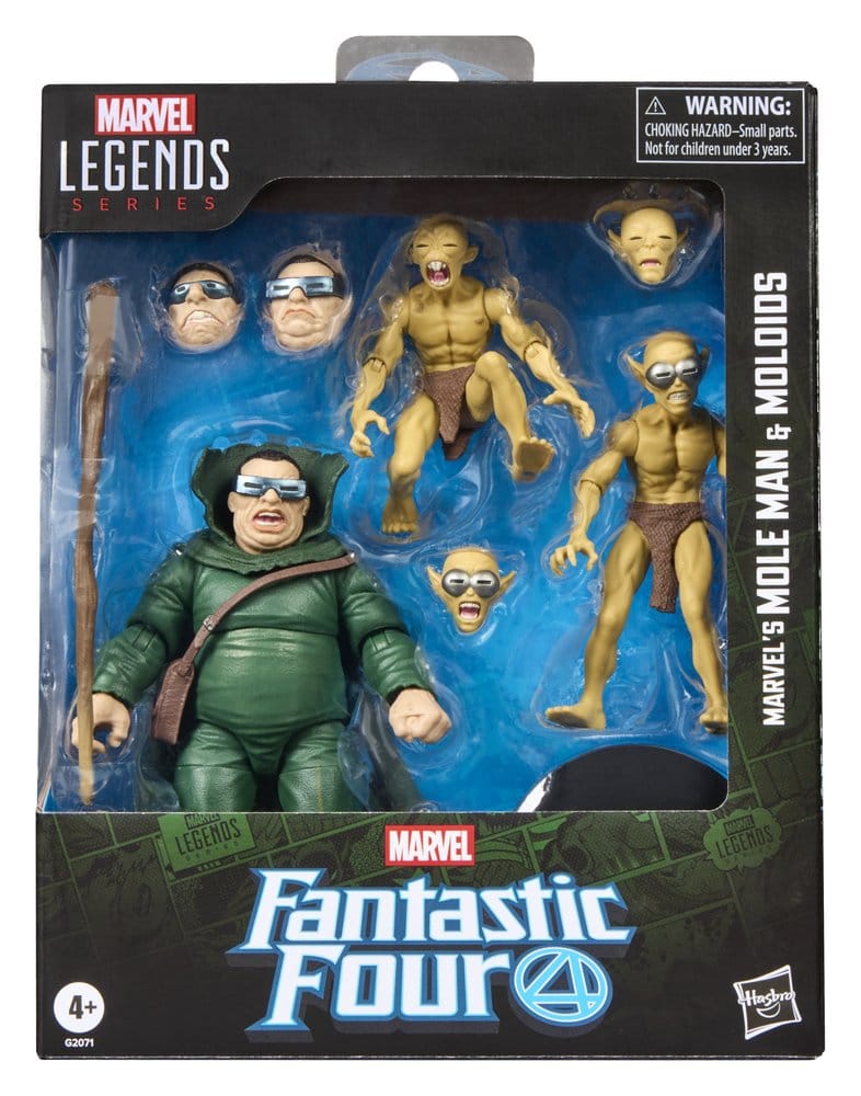 [PRZEDSPRZEDAŻ] Fantastic Four: 3-Pak Marvel's Mole Man & Moloids 15 cm