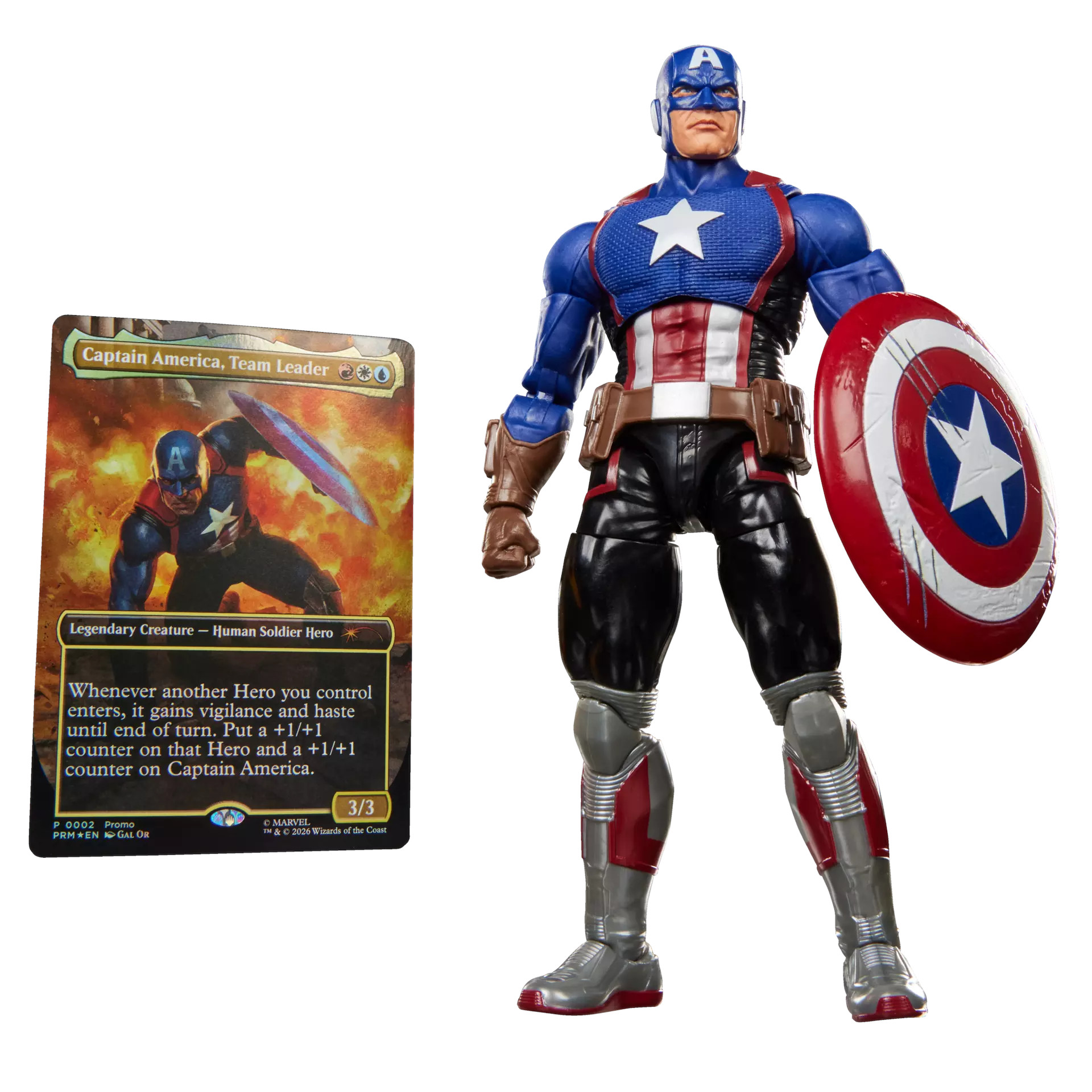 [PRZEDSPRZEDAŻ] Super Heroes Magic: The Gathering Captain America (Avengers: Twilight) 15 cm