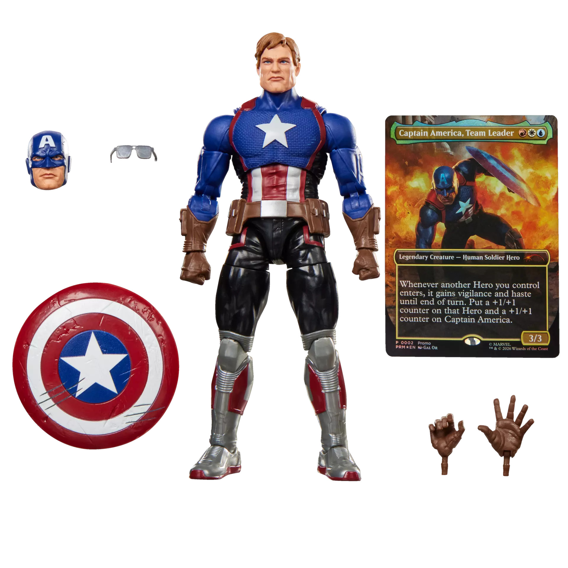 [PRZEDSPRZEDAŻ] Super Heroes Magic: The Gathering Captain America (Avengers: Twilight) 15 cm