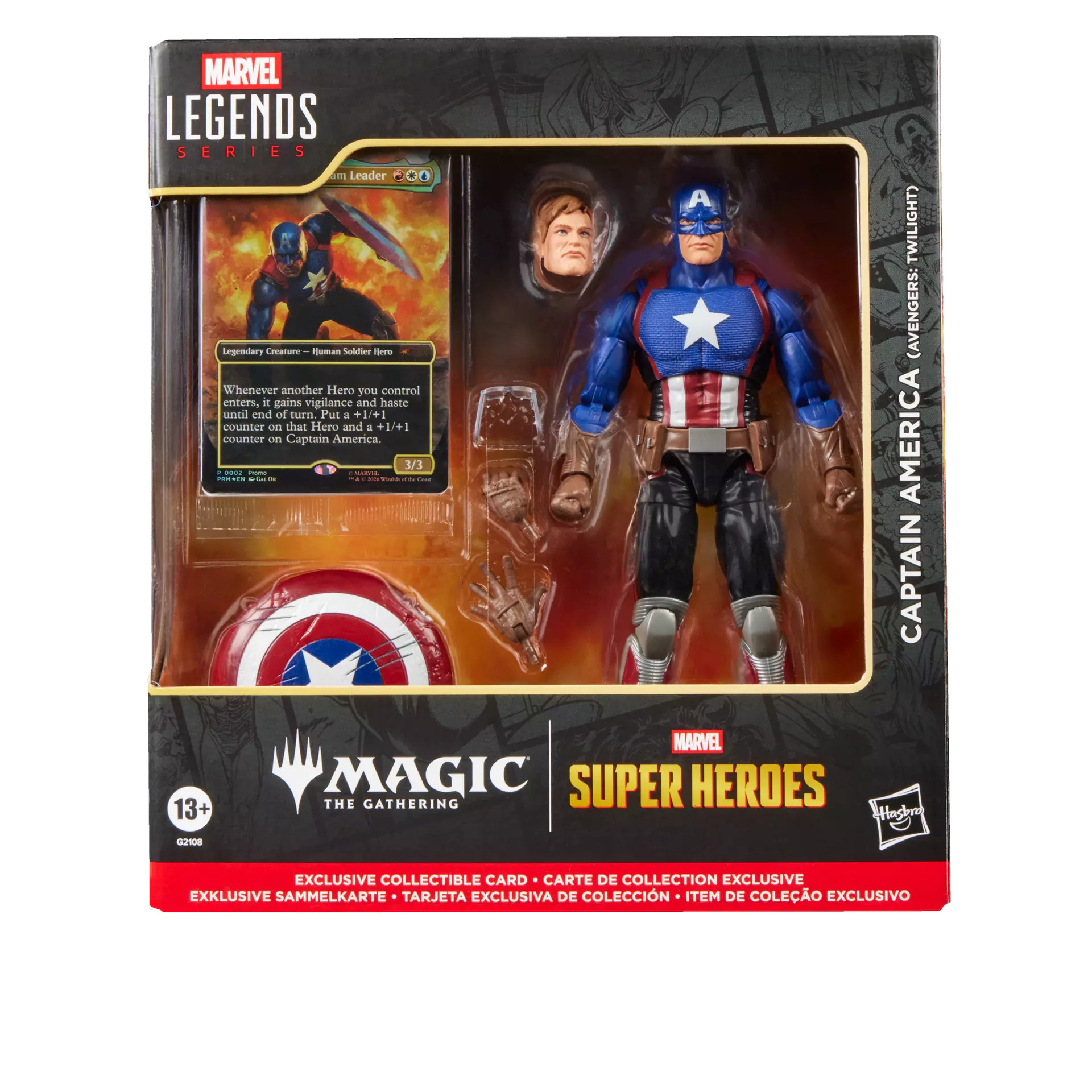 [PRZEDSPRZEDAŻ] Super Heroes Magic: The Gathering Captain America (Avengers: Twilight) 15 cm