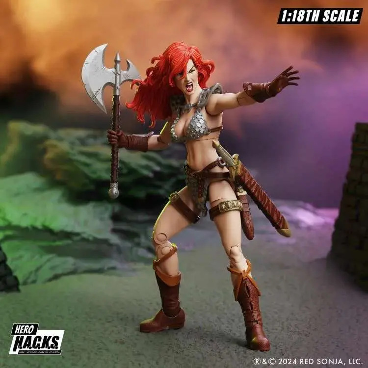 Red Sonja Hero H.A.C.K.S. Action Figure Red Sonja 10 cm