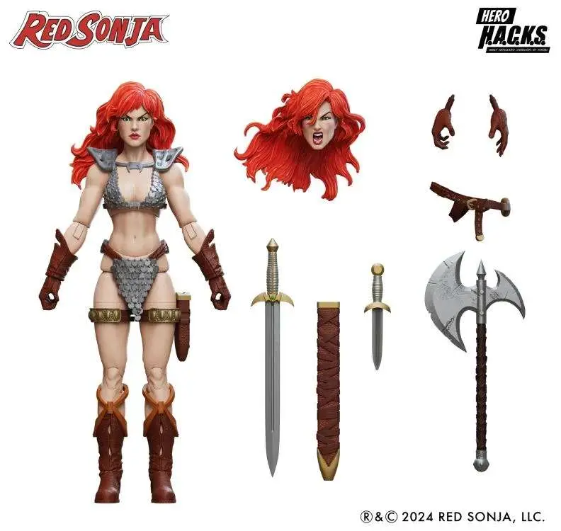 Red Sonja Hero H.A.C.K.S. Action Figure Red Sonja 10 cm
