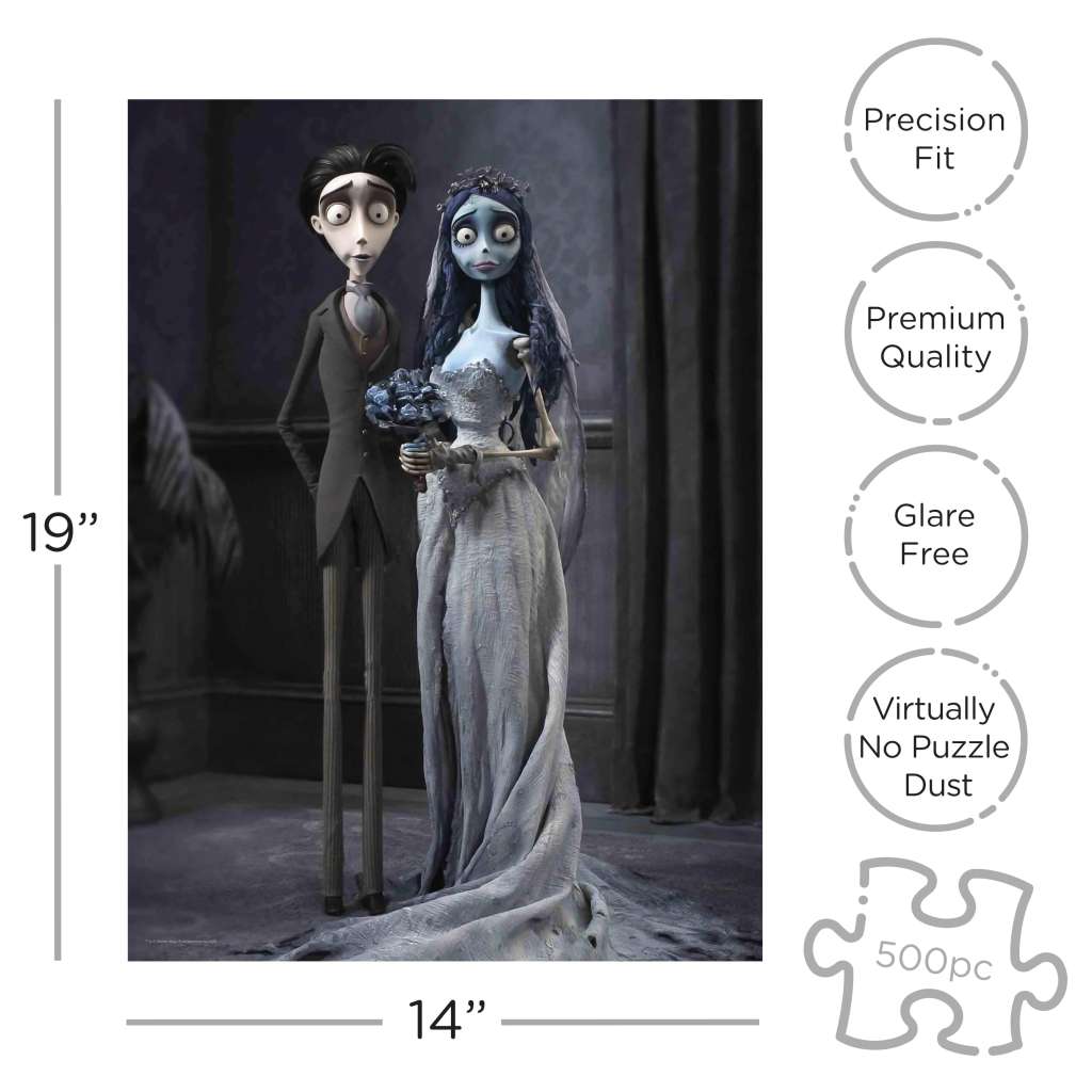 Puzzle: Gnijąca Panna Młoda - Victor i Emily (500)