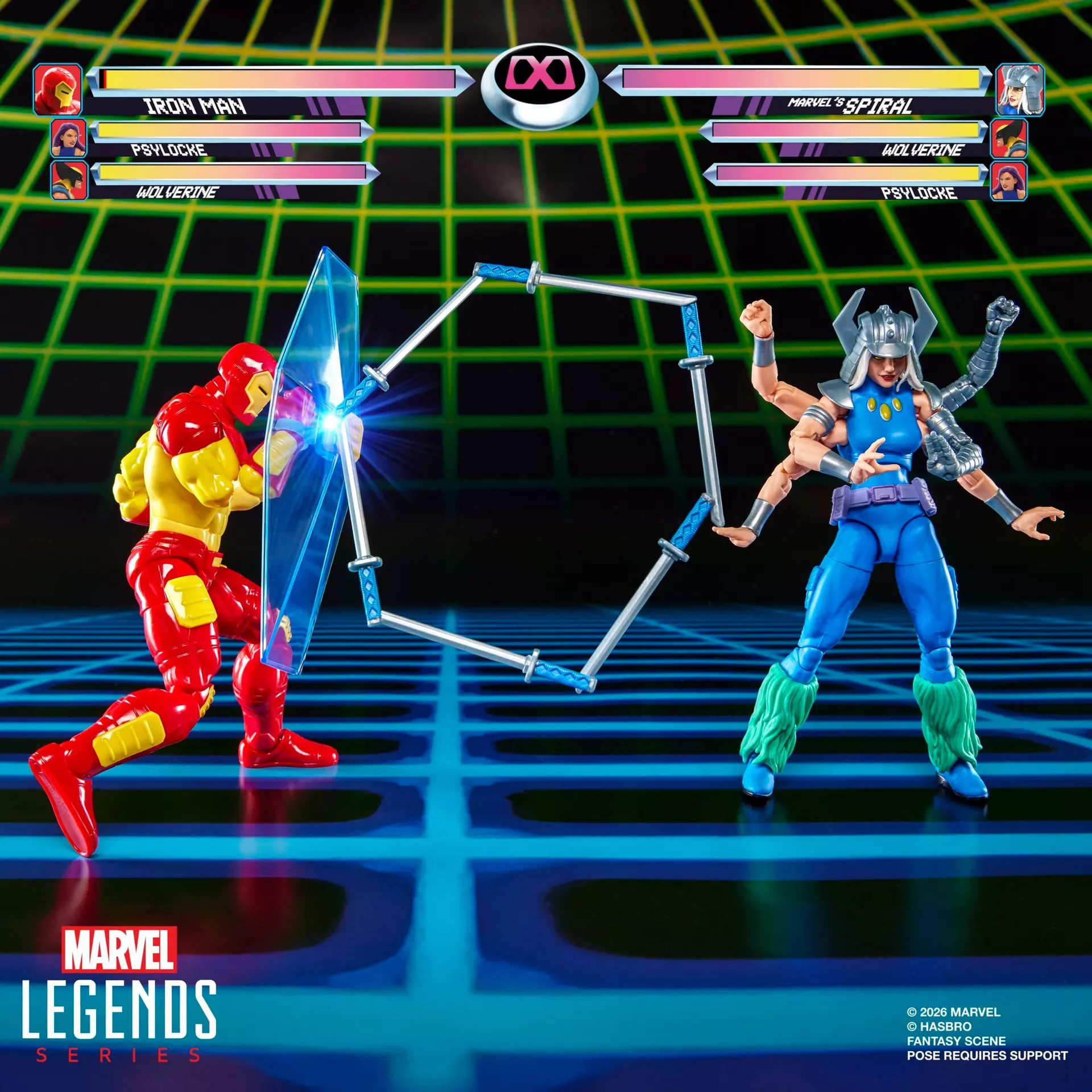 [PRZEDSPRZEDAŻ] Marvel Games: Iron Man vs Marvel's Spiral - Marvel Legends Series 15 cm