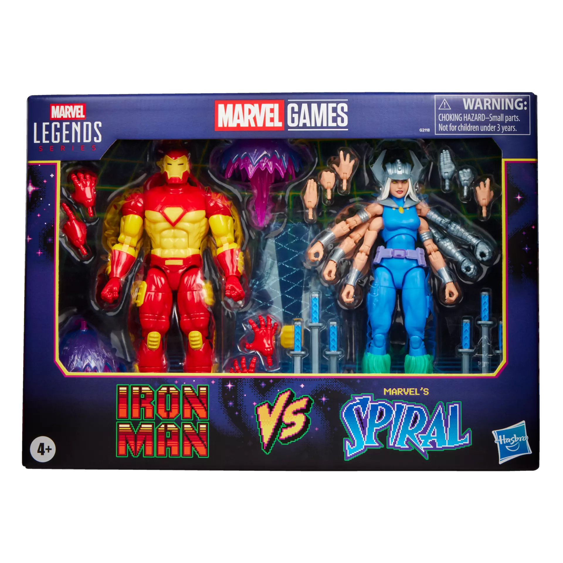 [PRZEDSPRZEDAŻ] Marvel Games: Iron Man vs Marvel's Spiral - Marvel Legends Series 15 cm