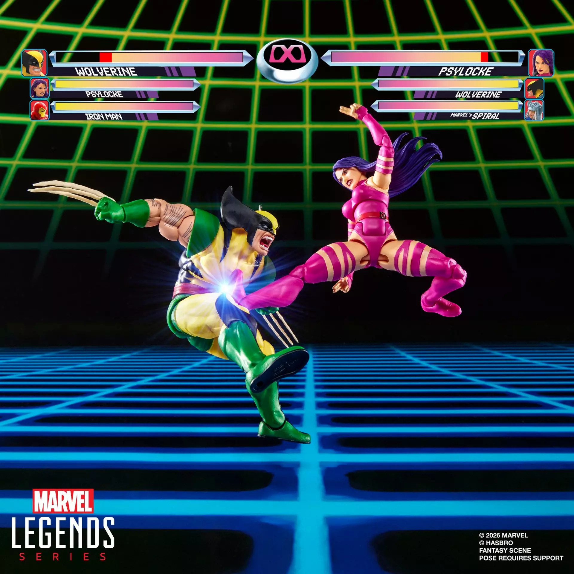[PRZEDSPRZEDAŻ] Marvel Games: Wolverine vs Psylocke - Marvel Legends Series 15 cm