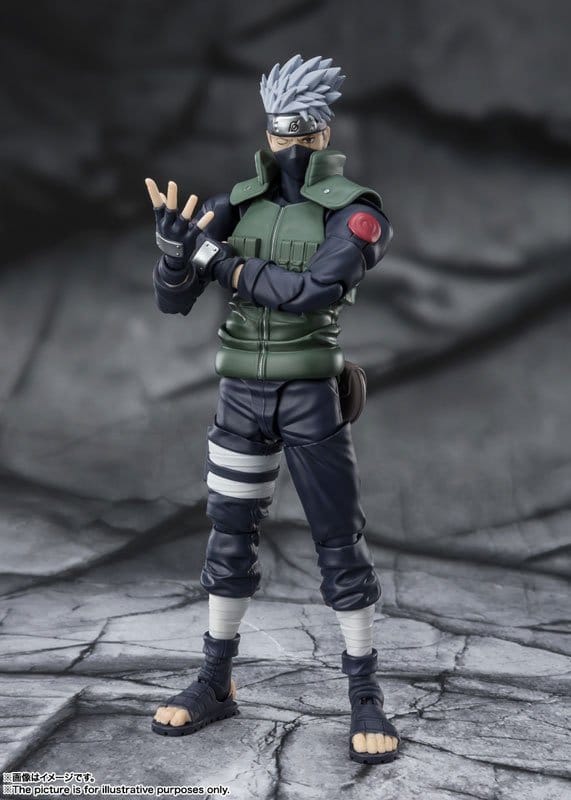 [PRZEDSPRZEDAŻ] Naruto: Kakashi Hatake -The famed Sharingan Hero S.H.Figuarts Reedycja 16 cm