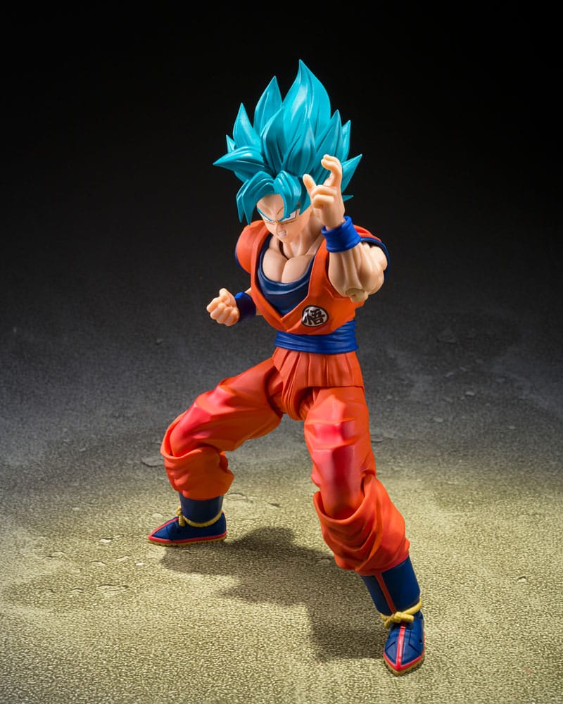 Dragon Ball Super: Super Saiyan God Super Son Goku (Blue power transcending Limits) - S.H.Figuarts 15 cm