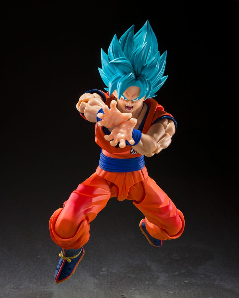 Dragon Ball Super: Super Saiyan God Super Son Goku (Blue power transcending Limits) - S.H.Figuarts 15 cm