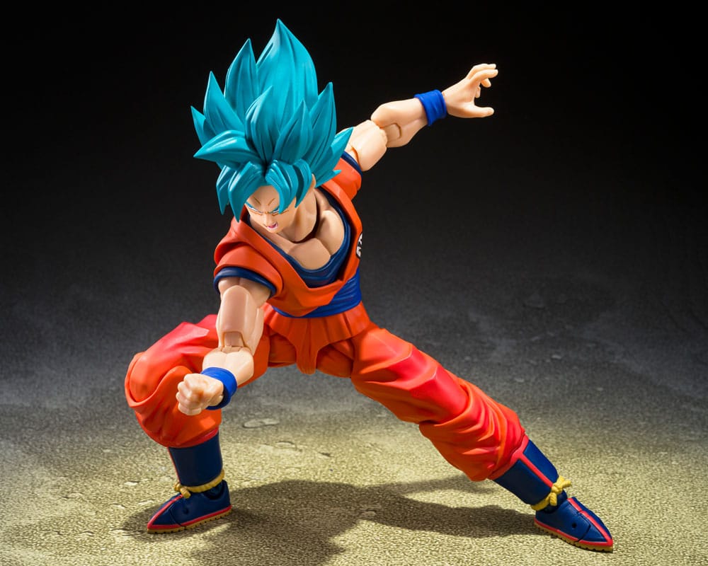 Dragon Ball Super: Super Saiyan God Super Son Goku (Blue power transcending Limits) - S.H.Figuarts 15 cm