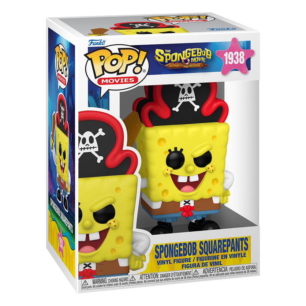 SpongeBob Kanciastoporty POP! Vinyl - SquarePants (Pirate) 9 cm